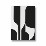 Cosmic Contrast Simplicity Wall Art