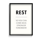 Rest Definition Poster