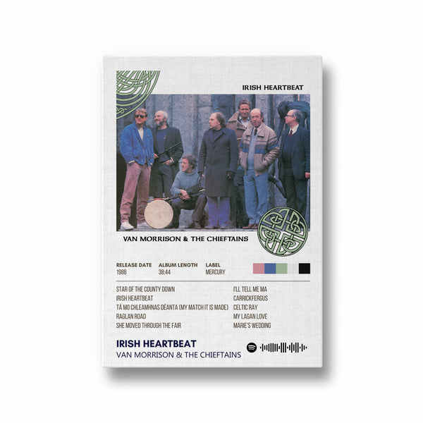 Irish Heartbeat by Van Morrison & The Chieftains Album Poster