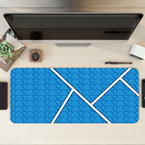 Aqua Spirals Desk Mat | Desk Pad | Mouse Pad