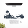 Rising Sun Monochrome Desk Mat | Desk Pad | Mouse Pad