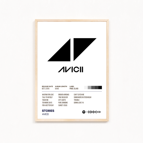 Stories by Avicii Music Album Poster