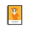 Boheme Girl Abstract Wall Art