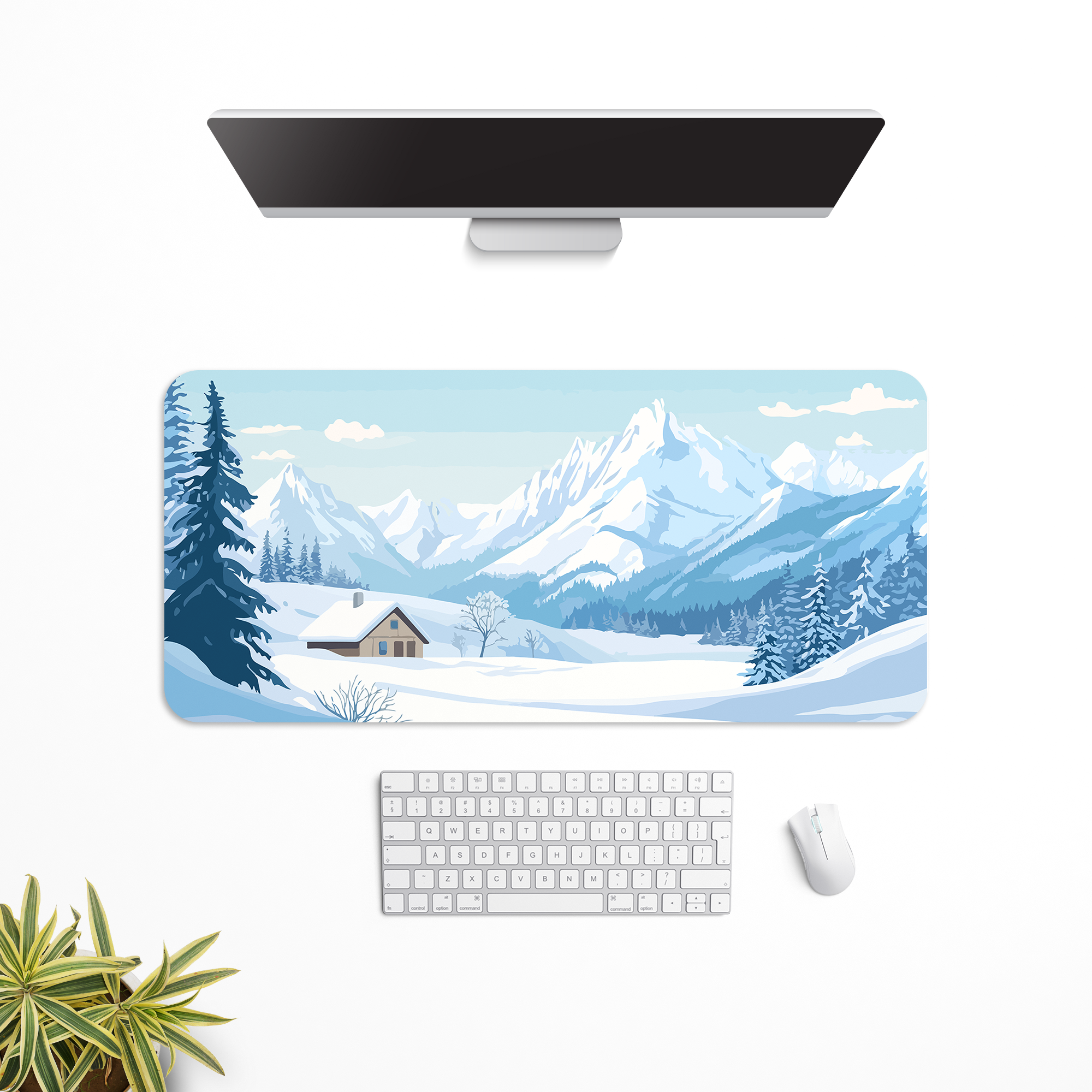 Glacier View Desk Mat | Desk Pad | Mouse Pad