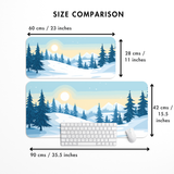 Golden Frost Desk Mat | Desk Pad | Mouse Pad