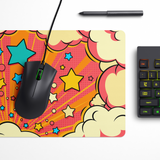 Cosmic Pop Explosion Desk Mat | Desk Pad | Mouse Pad