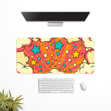 Cosmic Pop Explosion Desk Mat | Desk Pad | Mouse Pad