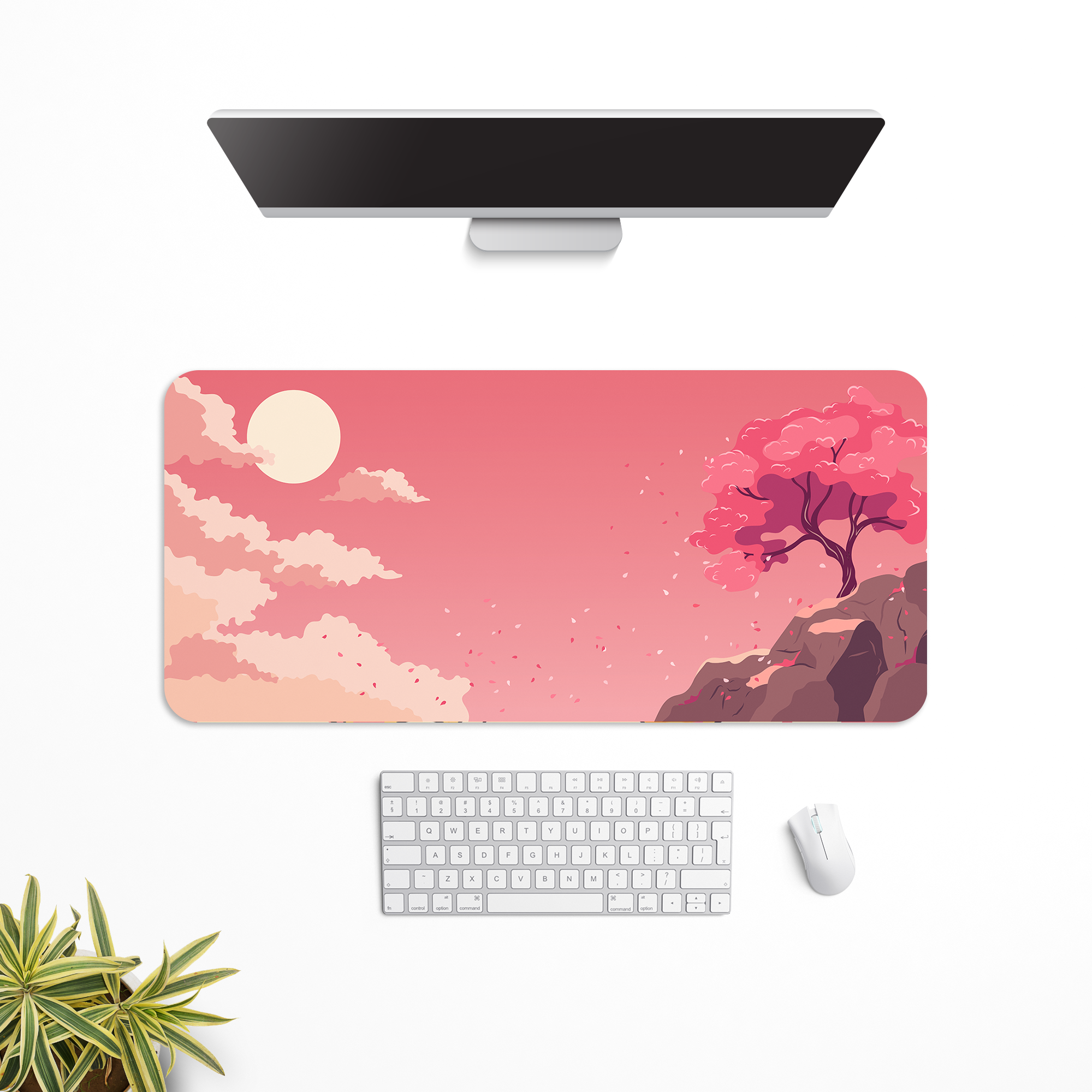 Sakura Horizon Desk Mat | Desk Pad | Mouse Pad