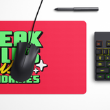 Break Rules Push Boundaries Desk Mat | Desk Pad | Mouse Pad