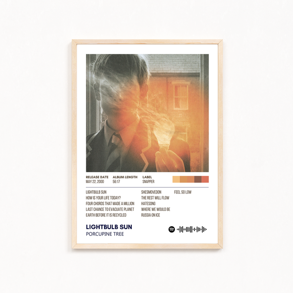 Lightbulb Sun by Porcupine Tree Music Album Poster