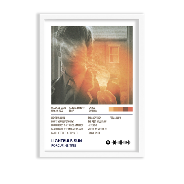 Lightbulb Sun by Porcupine Tree Music Album Poster