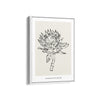 Sunflower Modern Line Wall Art