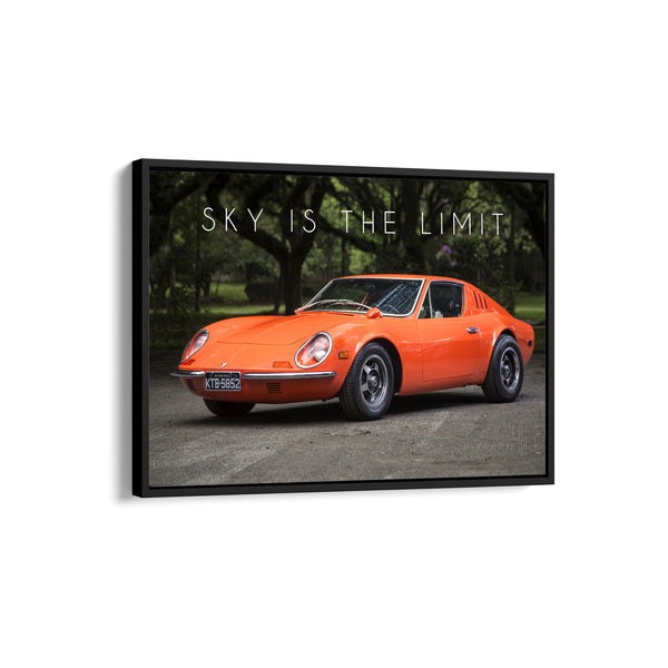 Sky is the limit - Puma GT Car Wall Poster