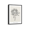 Sunflower Modern Line Wall Art