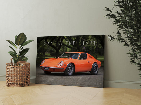 Sky is the limit - Puma GT Car Wall Poster