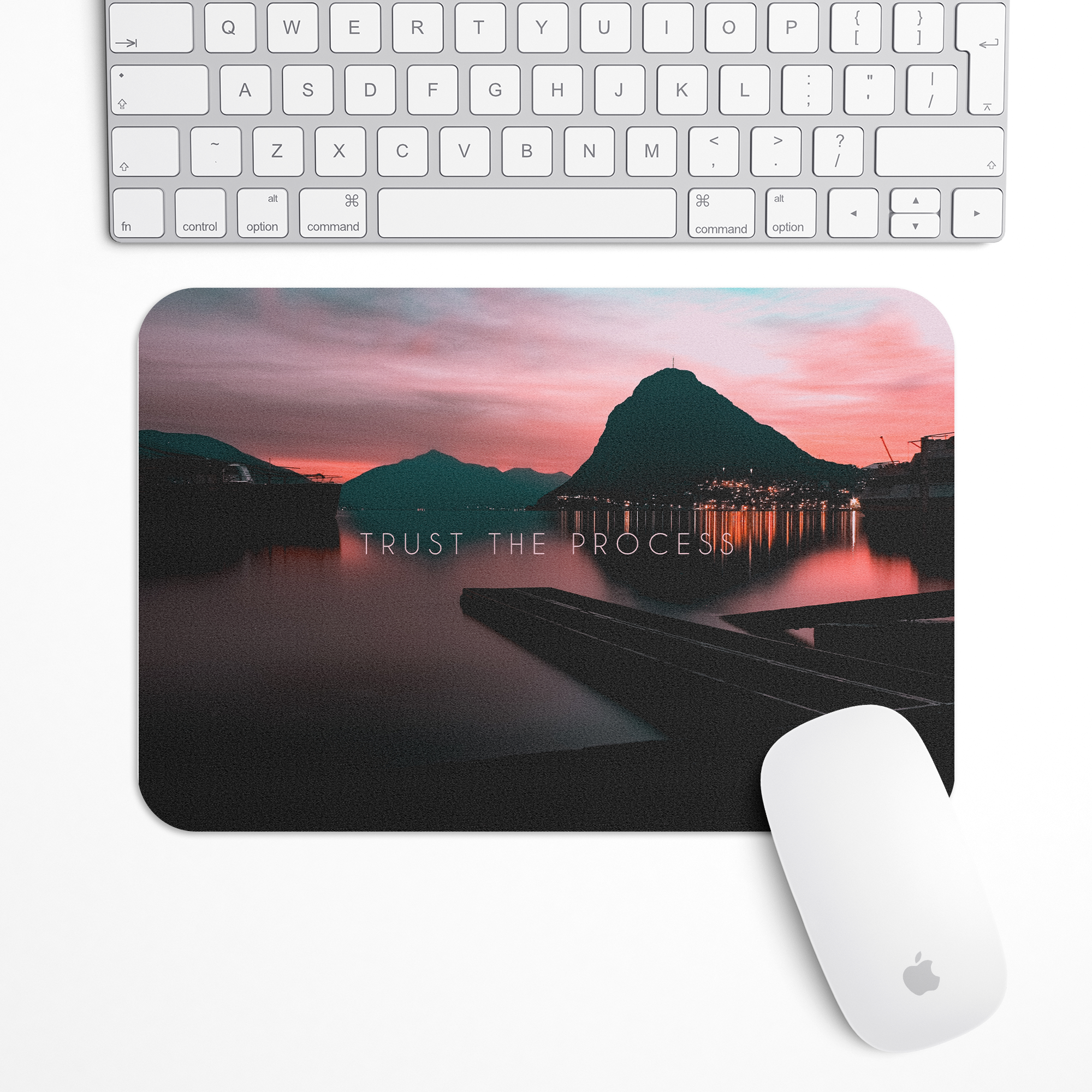 Trust the process Landscape Gaming Mouse Pad