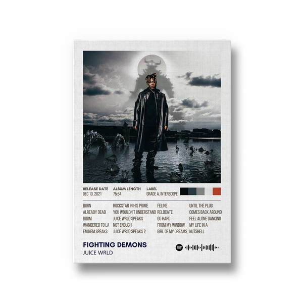 Fighting Demons by Juice Wrld Music Album Poster