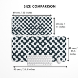 Molecular Grid Desk Mat | Desk Pad | Mouse Pad