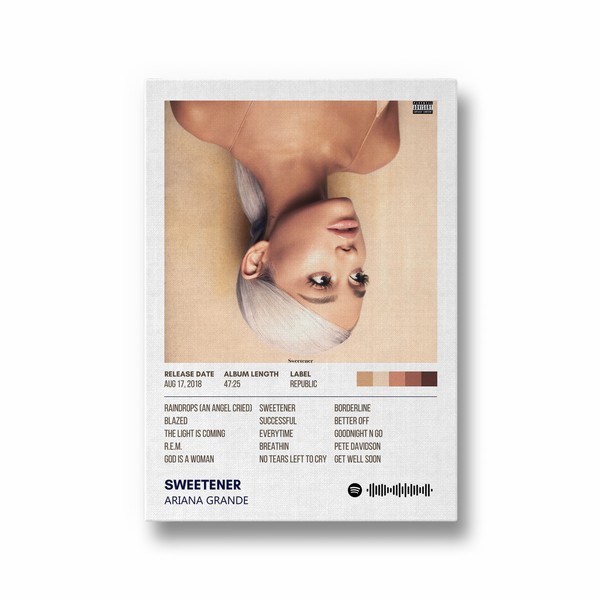 Sweetener by Ariana Grande Music Album Poster