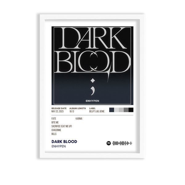 Dark Blood by Enhypen Music Album Poster