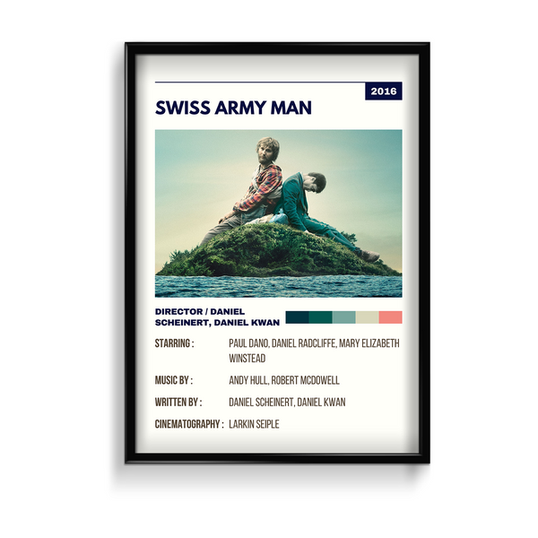 Swiss Army Man Retro Wall Art