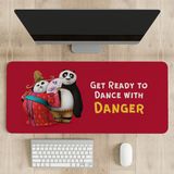 Panda Red Desk Mat | Desk Pad | Mouse Pad