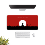 Quiet Warrior Red Desk Mat | Desk Pad | Mouse Pad