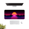 Grid Runner Synthwave Desk Mat | Desk Pad | Mouse Pad