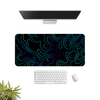 Topo Blue Topography Desk Mat | Desk Pad | Mouse Pad