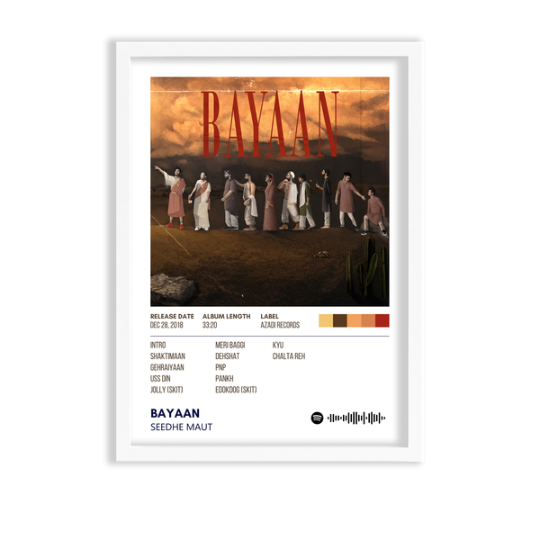Bayaan by Seedhe Maut Music Album Poster
