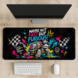 Slow but Furious Desk Mat | Desk Pad | Mouse Pad