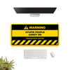 Caution Zone Desk Mat | Desk Pad | Mouse Pad