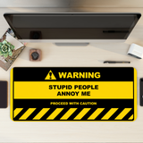 Caution Zone Desk Mat | Desk Pad | Mouse Pad