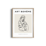 Thoughts Modern Line Wall Art