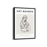 Thoughts Modern Line Wall Art