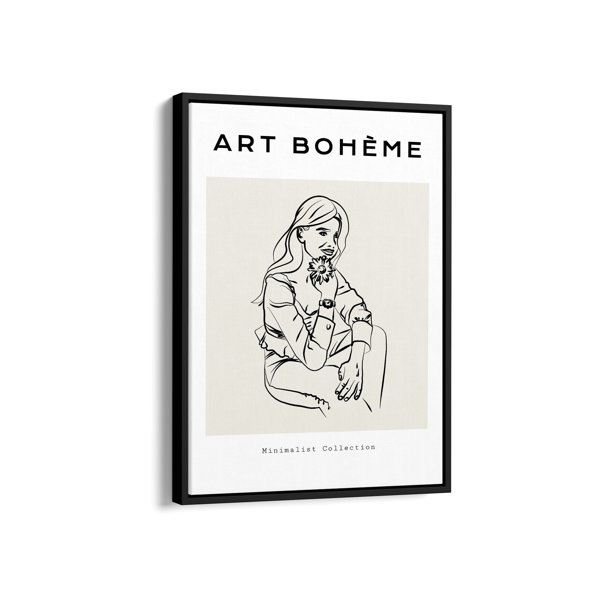 Thoughts Modern Line Wall Art