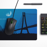 Moonlit Bridge Desk Mat | Desk Pad | Mouse Pad