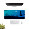 Moonlit Bridge Desk Mat | Desk Pad | Mouse Pad