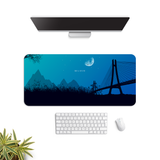 Moonlit Bridge Desk Mat | Desk Pad | Mouse Pad
