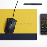 Knowledge is power Desk Mat | Desk Pad | Mouse Pad