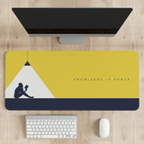 Knowledge is power Desk Mat | Desk Pad | Mouse Pad