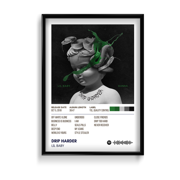 Drip Harder by Lil Baby Music Album Poster