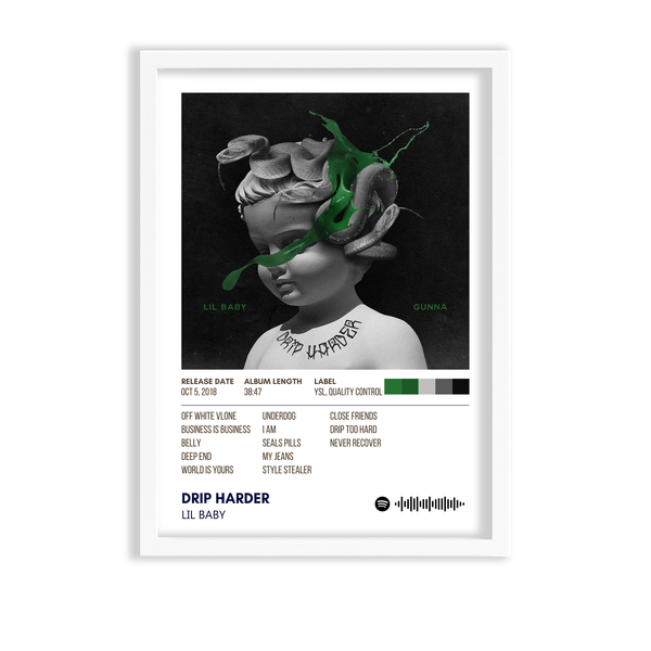 Drip Harder by Lil Baby Music Album Poster