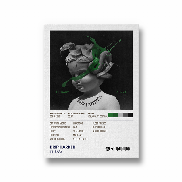 Drip Harder by Lil Baby Music Album Poster