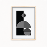Fate Abstract Geometric Modern Wall Art