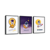 Set of 3 Space Astronaut Kid Wall Art