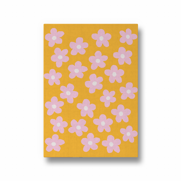 Primrose Coral Abstract Wall Art