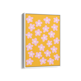 Primrose Coral Abstract Wall Art