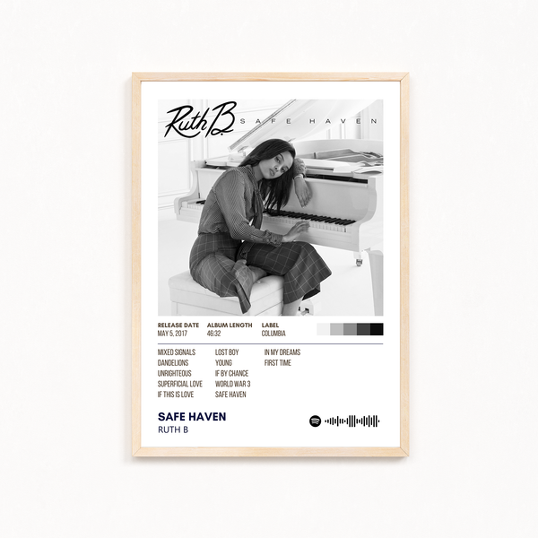 Safe Haven by Ruth B Music Album Poster