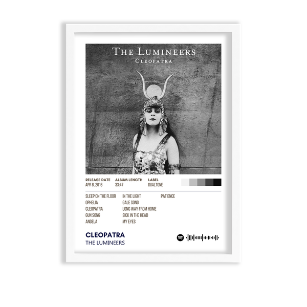 Cleopatra by Lumineers Music Album Poster